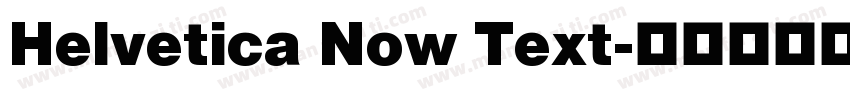 Helvetica Now Text字体转换